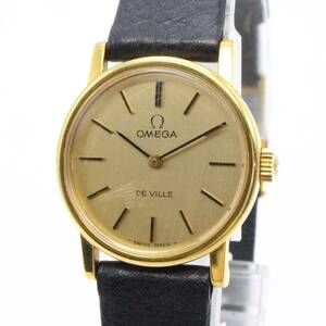 【OMEGA オメガ】 DE VILLE デビル Ref,511.0532 Cal,625 手巻き レディース 腕時計 ラウンド ゴールド文字盤 稼働