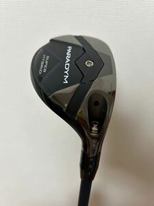 使用僅か超美品 Callaway キャロウェイ PARADYM SUPER HYBRID パラダイム スーパーハイブリッド UT 5UT 24度 VENTUS TR 5 S 日本仕様