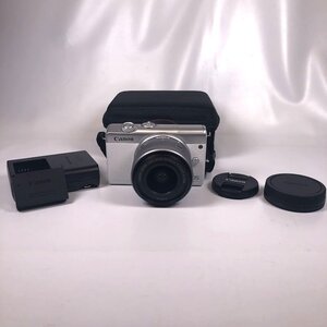 ■【買取まねきや】 中古 Canon キヤノン EOS M200(ホワイト)・EF-M15-45 IS STM レンズキット 計1点■