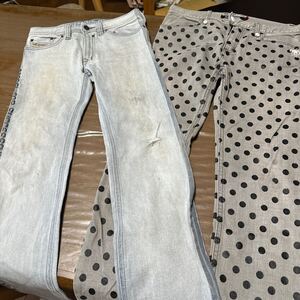 dieselデニムパンツ BLOC 10才用水玉デニム