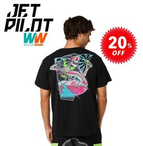 ジェットパイロット JETPILOT Tシャツ セール 20%オフ 送料無料 グッド タイムズ メンズ Tシャツ S22603 ブラック 3XL