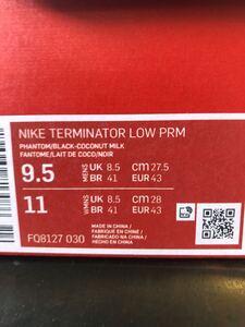 NIKE ターミネーター LOW PRM