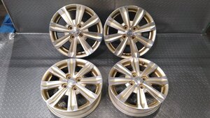 ダイハツ純正　アルミホイール4本セット　15×4.5J+45　4穴　PCD100　ハブ径約4.8㎝　LA150S　ムーヴカスタム　