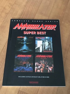 ★楽譜/アナイアレイター/スーパーベスト/タブ譜/バンドスコア/ANNIHILATOR