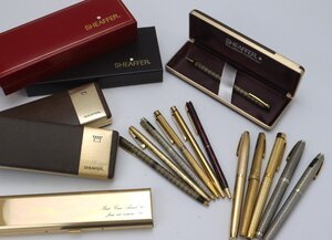 シェーファー SHEAFFER 万年筆 ペン先14K×5本 /ボールペン×6本 /シャーペン×1本 計12本 ※筆記未確認◆おたからや【J-A57060】同梱-2