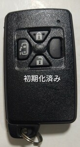 初期化済トヨタ純正スマートキー3ボタン70ノアヴォクシーアルファード基盤番号271451-6230 新品電池サービス①