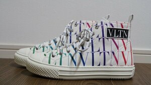 21SS 定価10.1万 新品未使用 VALENTINO GARAVANI ヴァレンティノガラヴァーニ VLTN グラデーションロゴ スニーカー VY2S0D51 メンズ 40