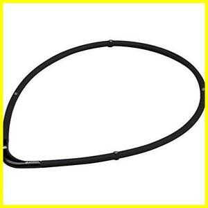 ★ブラック/ブラック_サイズ:55cm★ ファイテン(phiten) ネックレス RAKUWA 磁気チタンネックレスS-||