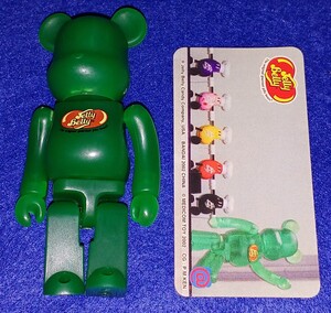 即決 送料無料 メディコムトイ BE@RBRICK ベアブリック 2002 JellyBelly 100％ Green apple ② / ジェリーベリー ジェリービーンズ