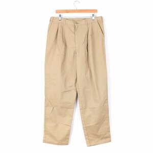 ディッキーズ ワークパンツ ペインターパンツ ワンポイントロゴ アメリカ古着 メンズ 36×32サイズ ベージュ Dickies