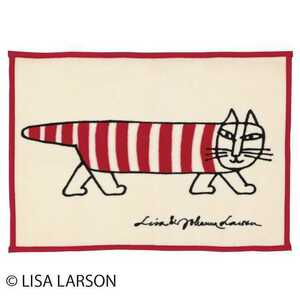 ★国内匿配★新品タグ 可愛い LISA LARSON マイキー ひざ掛け ブランケット 70cm×100cm リサラーソン 専用ソフトケース入り