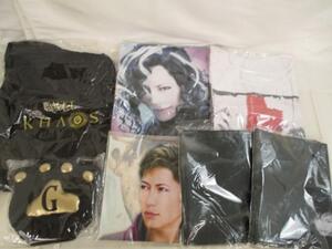 【同梱可】未開封 Gackt Tシャツ ファブリックポスター 猫の手 等グッズセット