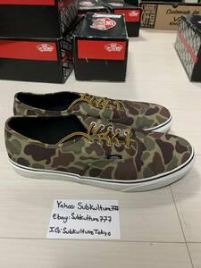 【新品】Vans Authentic　キャメル バンズ 28.5cm　　