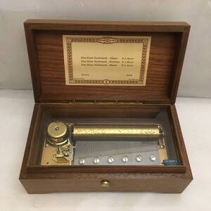 Y121802■現状品 オルゴール REUGE MUSIC BOX リュージュ ミュージックボックス 72弁 モーツァルト 3曲 音出し確認済 アイネクライネ■