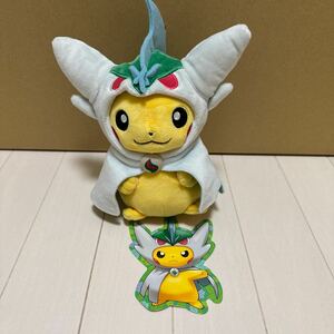 ポケモンセンター限定 2016年 メガエルレイドのポンチョを着たピカチュウ ぬいぐるみ 完品