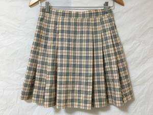 ○Y101○USED BURBERRY LONDON バーバリー ロンドン 子供服 キッズ 160サイズ 160A スカート プリーツスカート チェック柄 裏地付