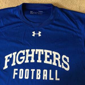 【非売品】 関西学院大学 アメリカンフットボール部　UNDER ARMOUR FIGHTERS　Tシャツ　 LG 　アンダーアーマー　選手支給品　