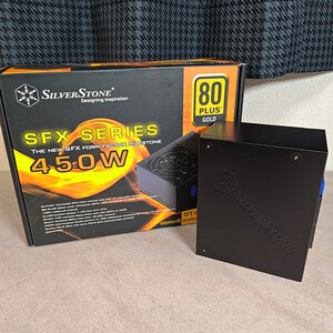 【電源ユニット】SILVERSTONE ST45SF-G スモールフォームファ クタ電源 450W | SST-ST45SF-G│PCパーツ│PC電源│ジャンク