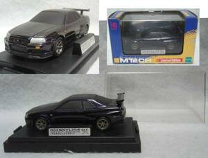 MTECH/Ｒ34日産スカイラインGT/ミッドナイト紫/SCALE1/43★新品