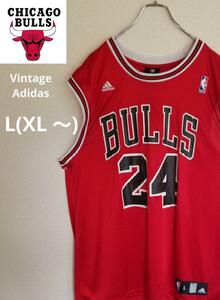 Vintage Adidas Chicago Bulls Tyrus Thomas Jersey L ヴィンテージ シカゴ・ブルズ タイラス・トーマス ジャージ L