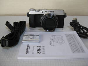 オリンパス OLYMPUS 5-AXIS IS STYLUS SH-3 光学24倍　完動品