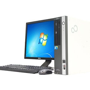 【中古】 富士通 デスクトップ Windows7Pro FMV-D5290 2GBメモリ Core2DuoE7500 1