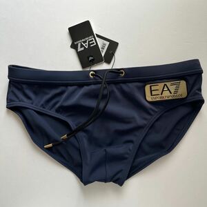 EA7 EMPORIO ARMANI 競泳水着　ML-L(46) ネイビー　競パン メンズスイムウエア　フィットネススイムビキニ　スイムビキニ　男性水着　