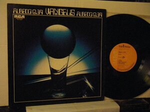 ▲LP VANGELIS ヴァンゲリス / ALBEDO0.39 反射率0.39 国内盤 RVC株式会社 RVP-6156◇r41112