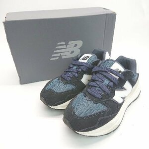 ◇ ◎ NEW BALANCE M5740HCA　ハイテク ローカット カジュアル スニーカー サイズ23 ブラック レディース E