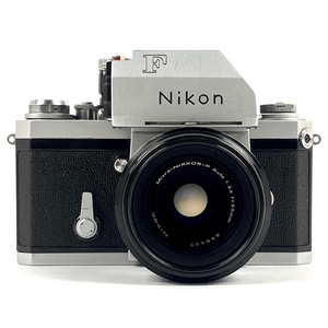 ニコン Nikon F フォトミックTN シルバー＋Micro-NIKKOR-P Auto 55mm F3.5 フィルム マニュアルフォーカス 一眼レフカメラ 【中古】