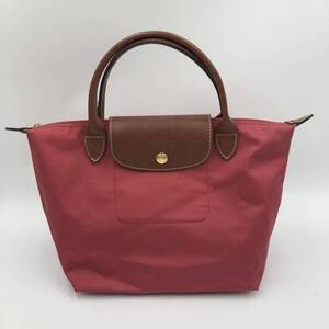 □LONGCHAMP トートバッグ ピンク ロンシャン レディース L1621089P16 LE PLIAGE TYPE S 複数落札同梱OK B241122-2