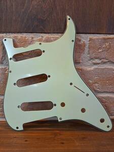 Fender Stratocaster Celluloid Mint Green Aged Pickguard USA Correct years for 1959 RI Strat 8穴 セルロイドピックガード 未使用