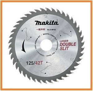 マキタ 125mm ダブルスリットチップソー A-48125×2枚 (刃数42)【一般木材用】■安心のマキタ純正/新品/未使用■