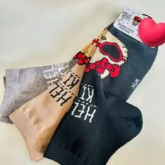 【発送可】アベイル 日焼けシリーズ キティ 靴下 ソックス