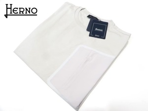 ヘルノ ＨＥＲＮＯ（Laminar ラミナー）メンズ ジップポケット ラミナーTシャツ 春夏新作/JG00027UL-52000-1250グレージュ.52