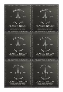 即決◆新品◆送料無料AUGUSTINE BLACK SET×6(オーガスチン レギュラー /メール便