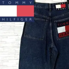 【激レア】tommy jeans トミージーンズ デカロゴ L