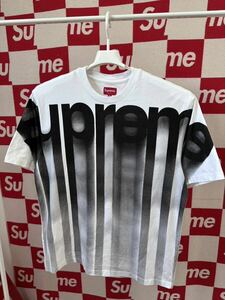 ☆超激レア☆SUPREME シュプリーム Logo S/S Top 半袖 Tシャツ カットソー ホワイト/ブラック