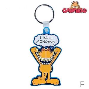 ガーフィールド GARFIELD キーホルダー キーリング ラバー アメリカン キャラクター 新品未開封 No.04F