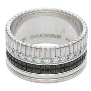 ブシュロン BOUCHERON キャトル ラージ サイズ:62/21号 K18WGダイヤリング 中古 SS13