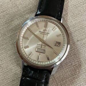 SEIKO セイコーマチック ウィークデータ 6206-8990 自動巻 稼働 未整備品