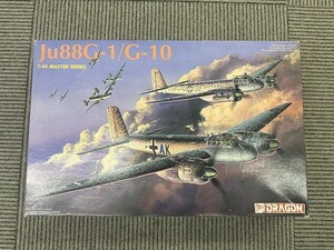 L110-Y31-2007 DRAGON 1/48 Ju88 G-1/G-10 ドイツ空軍 ユンカース Ju88 夜間戦闘機 未組立 現状品①