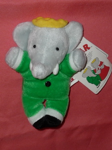 激レア！2001年 BABAR ぞうのババール マグネット付 ぬいぐるみ ☆