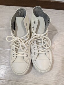 【w406】 コンバース CONVERSE スニーカー 13cm ALL STAR オールスター ホワイト レディース シューズ ハイカットスニーカー