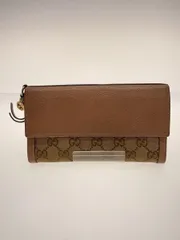 GUCCI 長サイフ_ブリー_GGキャンバス キャンバス ピンク レディース