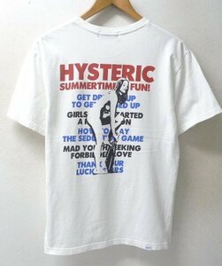 ◆HYSTERIC GLAMOUR ヒステリックグラマー 23ss Tシャツ 白 サイズS 02232CT01 美品