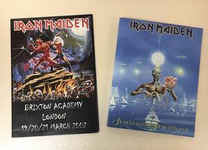 アイアン・メイデン パンフレット + Seventh Son of ～ バインダー …h-3151 IRON MAIDEN BRIXTON ACADEMY LONDON 19/20/21 MARCH 2002