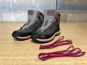 374H【中古】THE NORTH FACE GORE-TEX トレッキングシューズ　24.5cm ゴアテックス