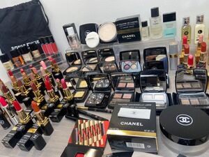 CHANEL シャネル ゲラン イヴ・サンローラン ファンデーション フェイスパウダー アイシャドウ チーク マスカラ スキンケア ポーチ S88