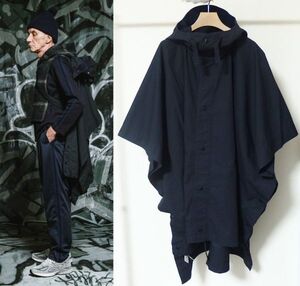 Engineered Garments エンジニアードガーメンツ Poncho Nyco Ripstop ポンチョ コート 紺